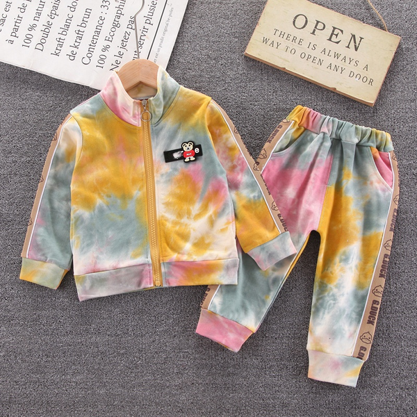 toddler baby girl clothes set kids boys outfit tie dye print zip jacket +pants spring children tracksuits, White
toddler baby girl clothes set kids boys outfit tie dye print zip jacket +pants spring children tracksuits, White