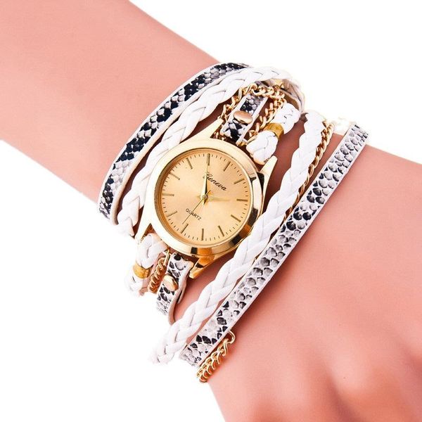 wristwatches leopard print woven women's bracelet watch fashion quartz woman 2021, Slivery;brown
wristwatches leopard print woven women's bracelet watch fashion quartz woman 2021, Slivery;brown