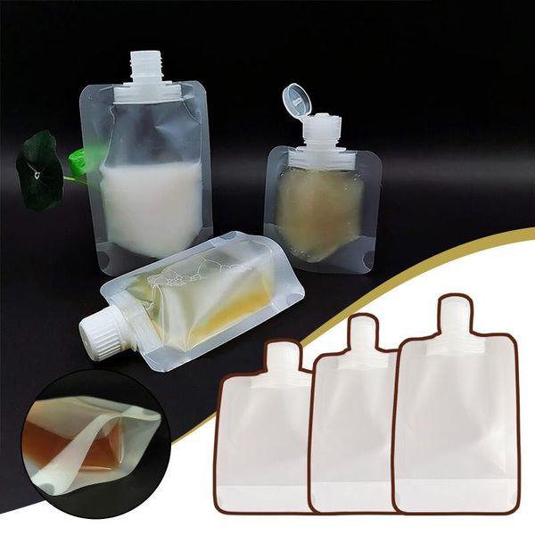 storage bags 30/50/100ml clamshell packaging bag stand up spout pouch plastic hand sanitizer lotion shampoo makeup fluid bottles travel
storage bags 30/50/100ml clamshell packaging bag stand up spout pouch plastic hand sanitizer lotion shampoo makeup fluid bottles travel