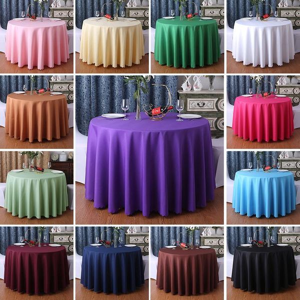 table cloth round tablecloth solid color cover polyester home el restaurant meeting banquet wedding tables decoration
table cloth round tablecloth solid color cover polyester home el restaurant meeting banquet wedding tables decoration