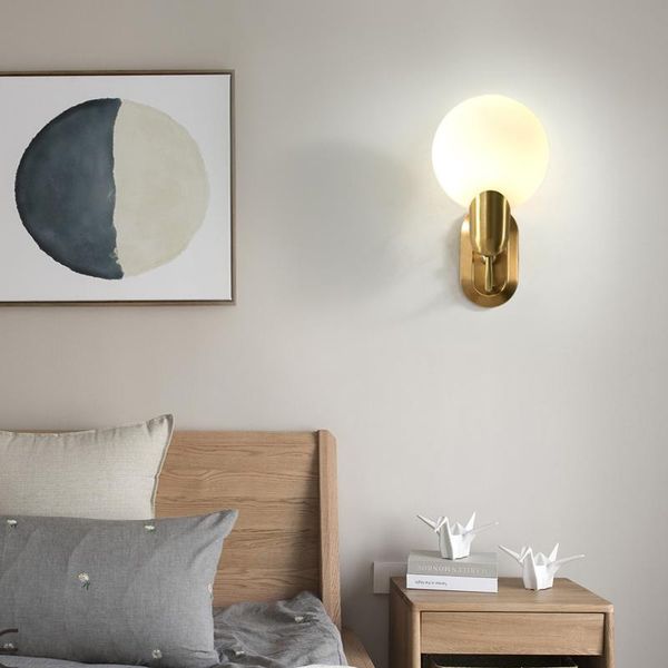 wall lamp nordic modern minimalist living room tv background aisle corridor creative glass bedroom bedside copper
wall lamp nordic modern minimalist living room tv background aisle corridor creative glass bedroom bedside copper