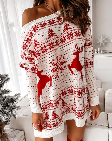 casual dresses 2021 women winter loose xmas santa print fashion elegant christmas long sleeve knit dress round neck, Black;gray
casual dresses 2021 women winter loose xmas santa print fashion elegant christmas long sleeve knit dress round neck, Black;gray