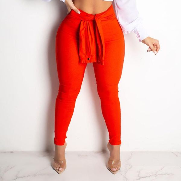 women's pants & capris 2021 casual red yellow women summer high waist spring female lace up trousers office lady workwear, Black;white
women's pants & capris 2021 casual red yellow women summer high waist spring female lace up trousers office lady workwear, Black;white