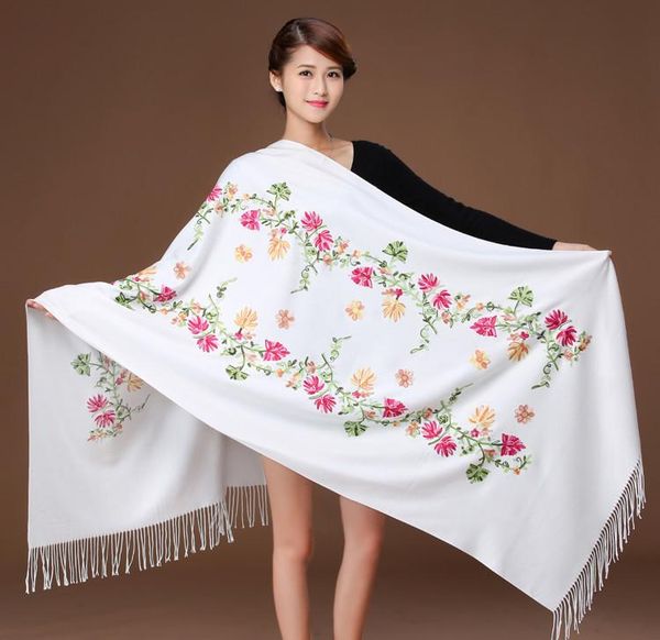 scarves fashion brand women winter scart cashmere embroider flower wrap shawl 19 colors face scarf tassels, Blue;gray
scarves fashion brand women winter scart cashmere embroider flower wrap shawl 19 colors face scarf tassels, Blue;gray