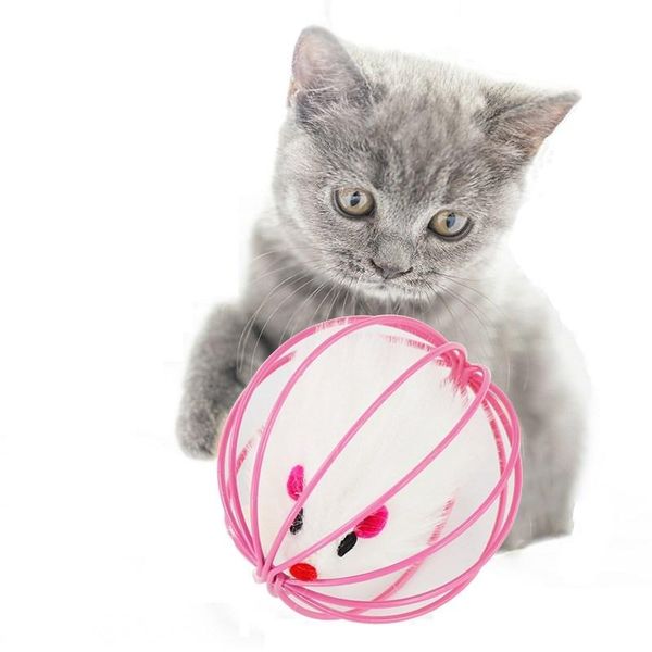 cat toys pet globular interactive small bell mouse cage plastic artificial colorful cats teaser play bite resistant supplies
cat toys pet globular interactive small bell mouse cage plastic artificial colorful cats teaser play bite resistant supplies