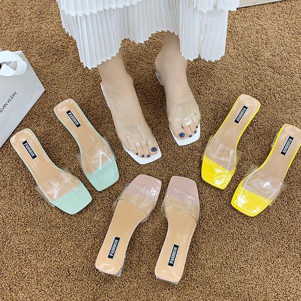 women fashion plus size slippers summer transparent sandals and slippers mid-heel thick-heel flip-flops women's shoes, Black
women fashion plus size slippers summer transparent sandals and slippers mid-heel thick-heel flip-flops women's shoes, Black