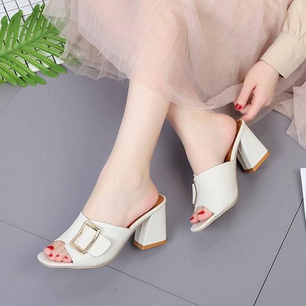 sandals 2021 women's thick with fashion one-word style casual outdoor party through the wind non-slip pu, Black
sandals 2021 women's thick with fashion one-word style casual outdoor party through the wind non-slip pu, Black