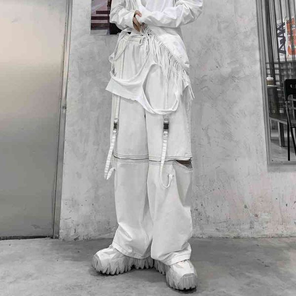 women's pants & capris white techwear cargo streetwear grunge aesthetic black emo wide leg hippie hollow out loose trousers zsc9, Black;white
women's pants & capris white techwear cargo streetwear grunge aesthetic black emo wide leg hippie hollow out loose trousers zsc9, Black;white