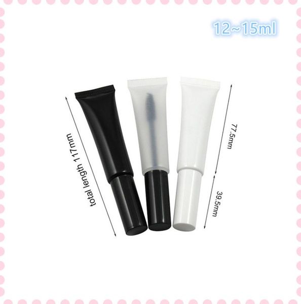 storage bottles & jars black white plastic soft hose tube for mascara empty clear matte portable squeezable eyelash cream container 50pcs
storage bottles & jars black white plastic soft hose tube for mascara empty clear matte portable squeezable eyelash cream container 50pcs