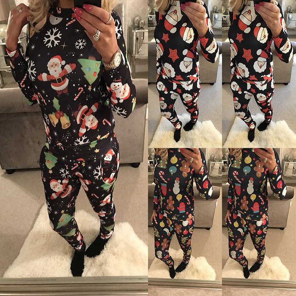 women's sweaters casual two pcs sets women christmas santa claus print half high neck sleeve slim long trousers ladies xmas party suit, White;black
women's sweaters casual two pcs sets women christmas santa claus print half high neck sleeve slim long trousers ladies xmas party suit, White;black