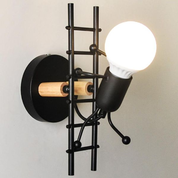 wall lamp led light simplicity iron art villain stair aisle sconce children room bedroom el bedside night lighting decor
wall lamp led light simplicity iron art villain stair aisle sconce children room bedroom el bedside night lighting decor