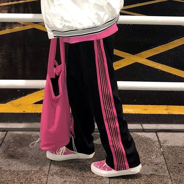 striped pants women joggers harajuku japanese streetwear sweatpants women autumn winter wide leg black sports pants, Black;white
striped pants women joggers harajuku japanese streetwear sweatpants women autumn winter wide leg black sports pants, Black;white