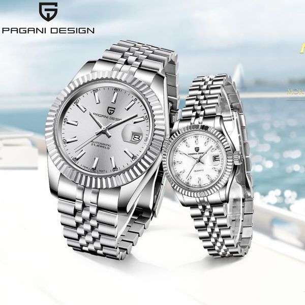 fashion couple watch automatic mechanical wristwatch waterproof sport business clock wristwatches, Slivery;brown
fashion couple watch automatic mechanical wristwatch waterproof sport business clock wristwatches, Slivery;brown
