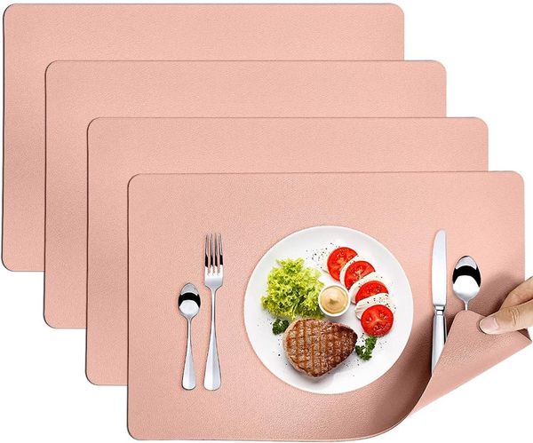 mats & pads 4pcs table placemats waterproof and oil-proof restaurant household pu leather are insulated easy to clean
mats & pads 4pcs table placemats waterproof and oil-proof restaurant household pu leather are insulated easy to clean