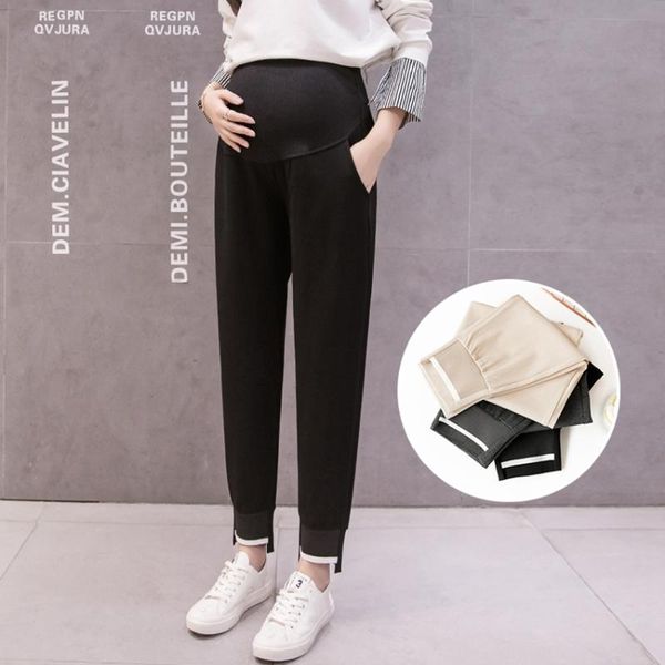 maternity bottoms casual pants spring and autumn models all-match loose pregnant women belly lift clothes, White
maternity bottoms casual pants spring and autumn models all-match loose pregnant women belly lift clothes, White
