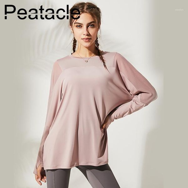 yoga outfits peatacle net yarn perspective long sleeve t-shirt women outdoor casual loose running clothes sports fitness, White;red
yoga outfits peatacle net yarn perspective long sleeve t-shirt women outdoor casual loose running clothes sports fitness, White;red