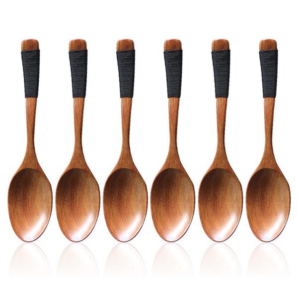6pcs wooden spoons wood soup ice cream spoons for eating mixing stirring cooking kitchen tool
6pcs wooden spoons wood soup ice cream spoons for eating mixing stirring cooking kitchen tool