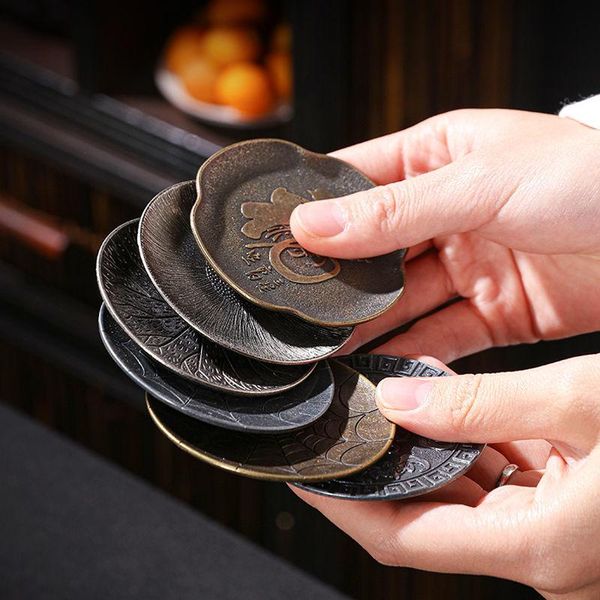 cups & saucers japanese bronze cup pad alloy holder tea dish antique zen style heat insulation ceremony accessories
cups & saucers japanese bronze cup pad alloy holder tea dish antique zen style heat insulation ceremony accessories