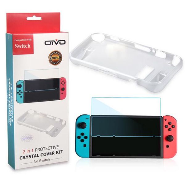 oivo 2 in 1 protective case for switch case with screen protector crystal clear hard back cover case and tempered glass for switch
oivo 2 in 1 protective case for switch case with screen protector crystal clear hard back cover case and tempered glass for switch