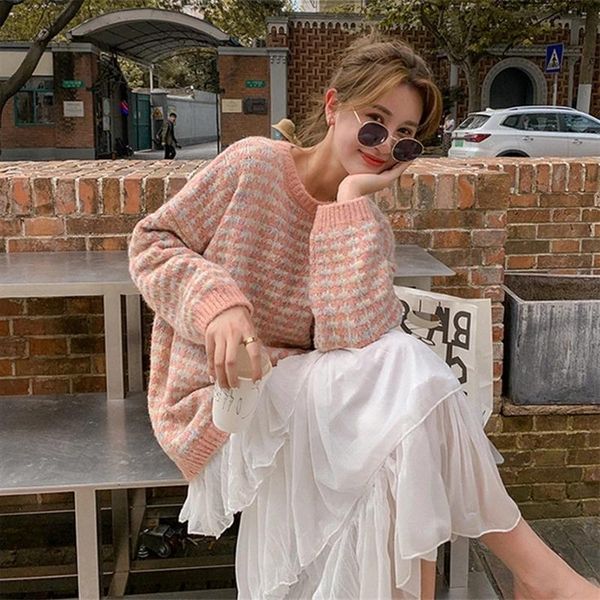 women's sweaters aecu spring women geometric khaki knitted sweater casual lady plus size loose pullover female winter retro jumper, White;black
women's sweaters aecu spring women geometric khaki knitted sweater casual lady plus size loose pullover female winter retro jumper, White;black