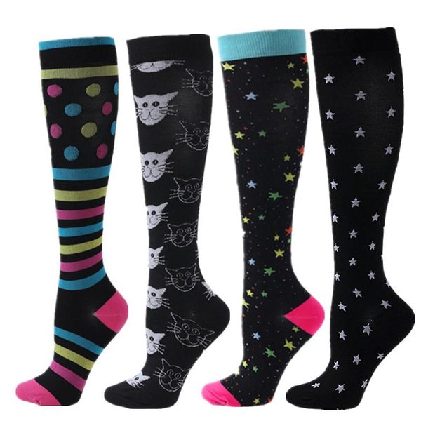 men's socks compression stockings funny nursing fit for running flight travel outdoor hiking circulation calf, Black
men's socks compression stockings funny nursing fit for running flight travel outdoor hiking circulation calf, Black