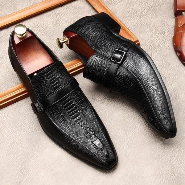 dress shoes 2021 genuine leather slip on men buckle loafer luxury unique shoe footwear for male black party wedding
dress shoes 2021 genuine leather slip on men buckle loafer luxury unique shoe footwear for male black party wedding