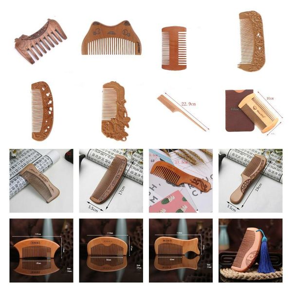 hair brushes pocket wooden comb natural gold sandalwood super wide tooth wood combs double side engraved small, Silver
hair brushes pocket wooden comb natural gold sandalwood super wide tooth wood combs double side engraved small, Silver
