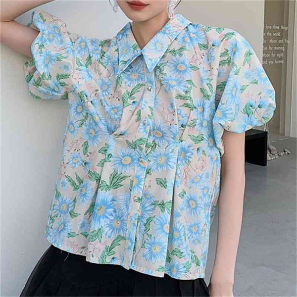 women's blouses & shirts chic blue plus size florals casual puff sleeves office lady stylish femme all match loose-fitting 3woj, White
women's blouses & shirts chic blue plus size florals casual puff sleeves office lady stylish femme all match loose-fitting 3woj, White