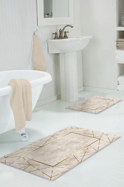 bath mats 60x90 - 50x60 alya gold digital mat set for closet 2-mat tykdb-2400
bath mats 60x90 - 50x60 alya gold digital mat set for closet 2-mat tykdb-2400