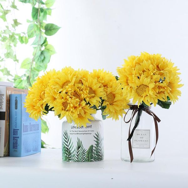 decorative flowers & wreaths 10 heads sunflower artificial flower party home decor bouquet decoration accessories
decorative flowers & wreaths 10 heads sunflower artificial flower party home decor bouquet decoration accessories