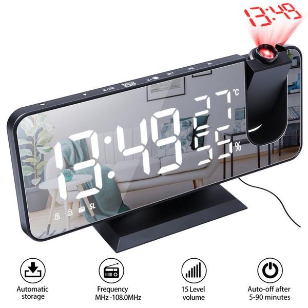 radio led digital alarm clock projection multifunction bedside time display dab with temperature and humidity mirror
radio led digital alarm clock projection multifunction bedside time display dab with temperature and humidity mirror