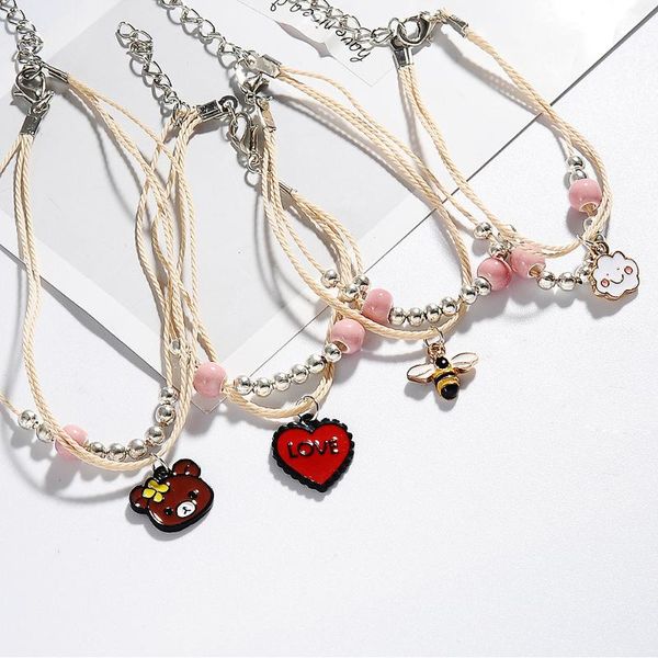link, chain couple bracelet bangle women paired bracelets for couples cute animals student hand ornaments 925 silver ladies, Black
link, chain couple bracelet bangle women paired bracelets for couples cute animals student hand ornaments 925 silver ladies, Black