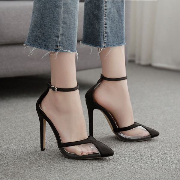 concise fashion for woman transparent thin high-heeled shoes pointed to buckle strapped pumps size 35-40 ghn789 umq7, Black
concise fashion for woman transparent thin high-heeled shoes pointed to buckle strapped pumps size 35-40 ghn789 umq7, Black
