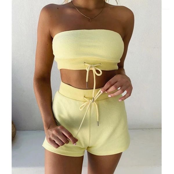 summer fashion women sets solid color strapless off shoulder sleeveless lace up backless shorts high waist female women's tracksuits, Gray
summer fashion women sets solid color strapless off shoulder sleeveless lace up backless shorts high waist female women's tracksuits, Gray