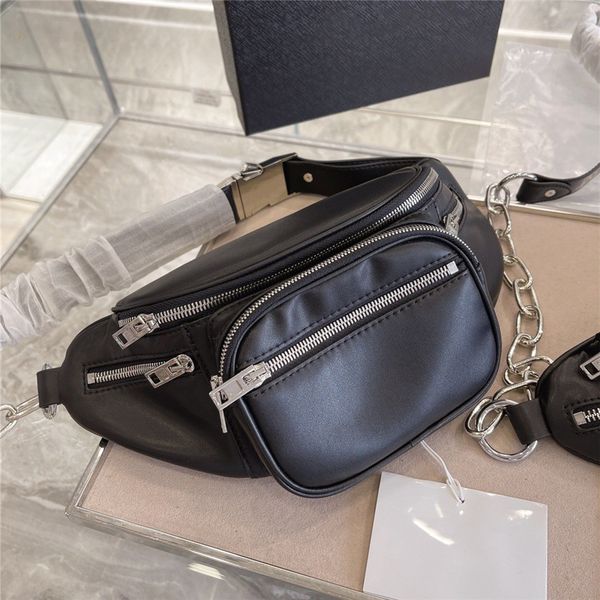 pure black cool chest bag soft leather classic zipper satchel three sizes for men and women handsome purse
pure black cool chest bag soft leather classic zipper satchel three sizes for men and women handsome purse