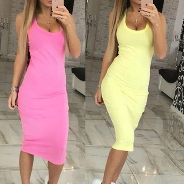 casual dresses 60%summer party lady solid color u neck sleeveless slims1 fits1 bodycon pencil dress, Black;gray
casual dresses 60%summer party lady solid color u neck sleeveless slims1 fits1 bodycon pencil dress, Black;gray