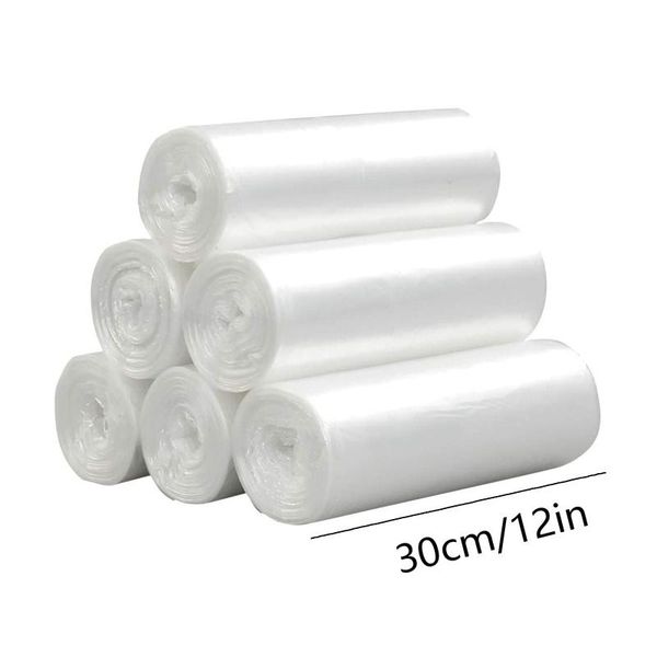 storage bags 6 rolls transparent garbage vest style bag for home waste trash cleaning 180pc
storage bags 6 rolls transparent garbage vest style bag for home waste trash cleaning 180pc