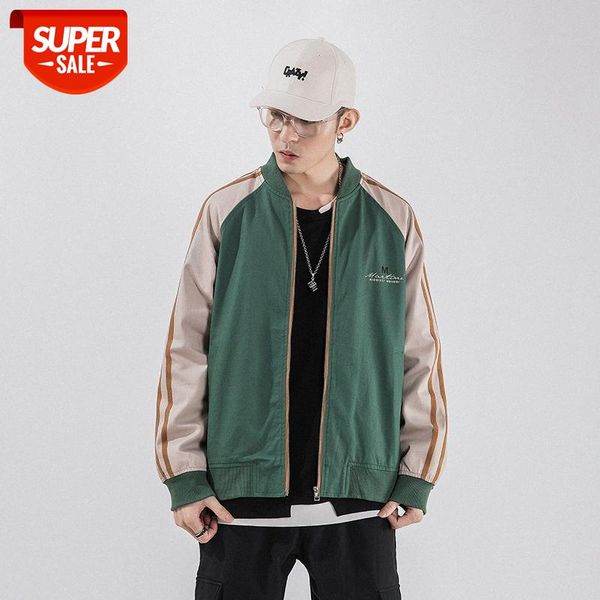 men's jacket color matching korean style trendy handsome gowns japanese men #k77p, Black;brown
men's jacket color matching korean style trendy handsome gowns japanese men #k77p, Black;brown