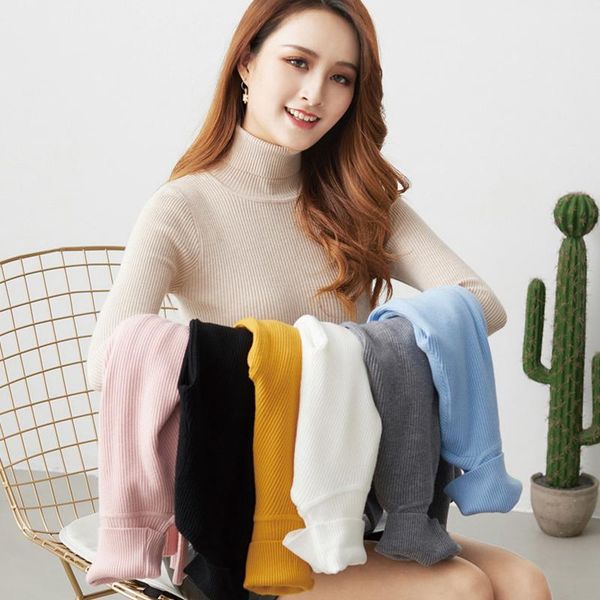 women's sweaters 2021 autumn winter sweater women casual long sleeve half turtleneck elegant slim fit solid color pullover, White;black
women's sweaters 2021 autumn winter sweater women casual long sleeve half turtleneck elegant slim fit solid color pullover, White;black