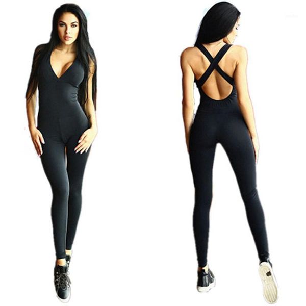 yoga outfits one-piece clothing set black deep v neck jumpsuit for women female fitness gym jogging running overalls1, White;red
yoga outfits one-piece clothing set black deep v neck jumpsuit for women female fitness gym jogging running overalls1, White;red