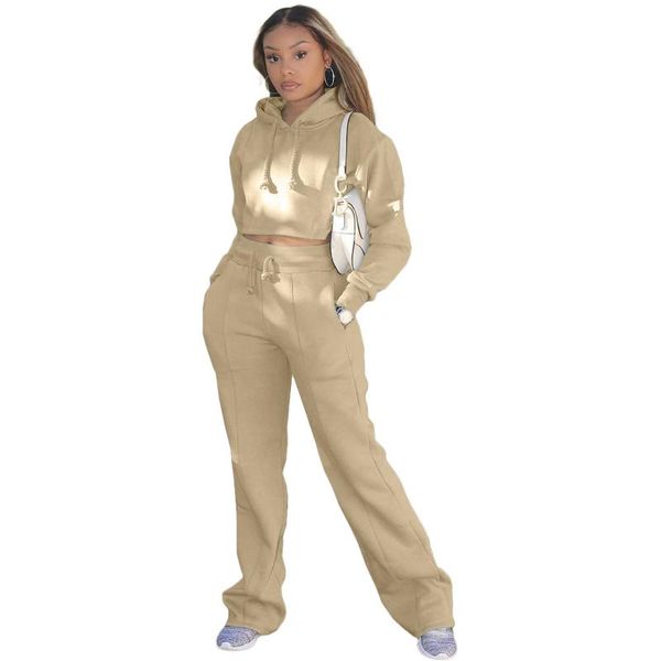 women's two piece pants donsignet fashion suit casual hooded collar pullover solid color loose short sweater wide leg two-piece, White
women's two piece pants donsignet fashion suit casual hooded collar pullover solid color loose short sweater wide leg two-piece, White