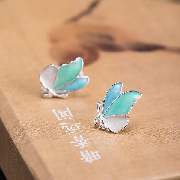 stud 925 silver lovely butterfly earrings female 2021 fashion trend party temperament short jewelry gifts, Golden;silver
stud 925 silver lovely butterfly earrings female 2021 fashion trend party temperament short jewelry gifts, Golden;silver