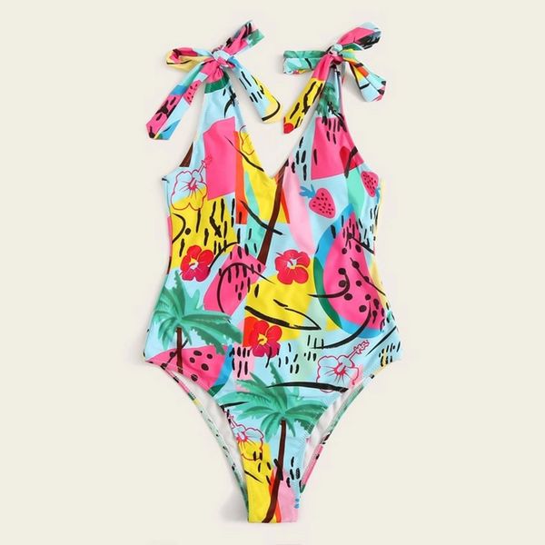 3Pieces/Lot Deep V Sexy Women Creative Watermelon Print Bikini Bandage Striped One Piece With Buckle Design Swimwear, Multi
3Pieces/Lot Deep V Sexy Women Creative Watermelon Print Bikini Bandage Striped One Piece With Buckle Design Swimwear, Multi