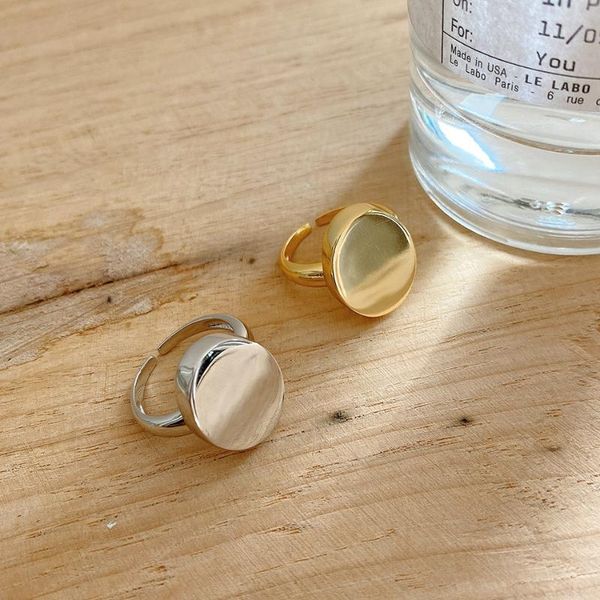 cluster rings authentic s925 sterling silver jewelry white/gold smooth oval geometric band adjust tlj1327, Golden;silver
cluster rings authentic s925 sterling silver jewelry white/gold smooth oval geometric band adjust tlj1327, Golden;silver