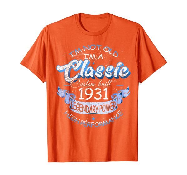 i'm a classic 1931 88th birthday gift for 88 year old t-shirt, White;black 
i'm a classic 1931 88th birthday gift for 88 year old t-shirt, White;black