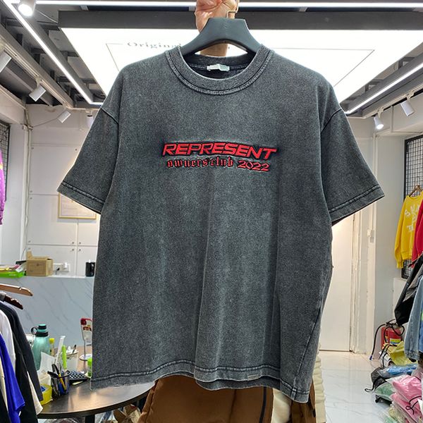 wash t shirt men women embroidery letters tee oversize short sleeve real pics, White;black
wash t shirt men women embroidery letters tee oversize short sleeve real pics, White;black