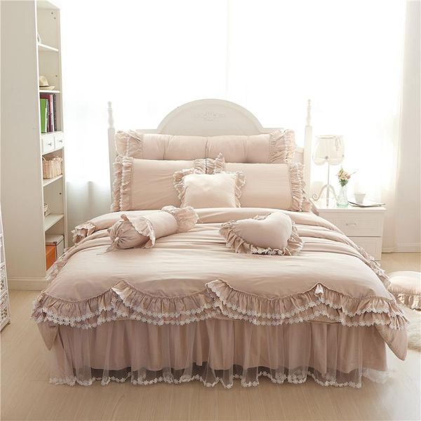 bedding sets luxury european khaki set ruffle lace duvet cover elegant bedspread bed skirt for wedding decor clothes
bedding sets luxury european khaki set ruffle lace duvet cover elegant bedspread bed skirt for wedding decor clothes