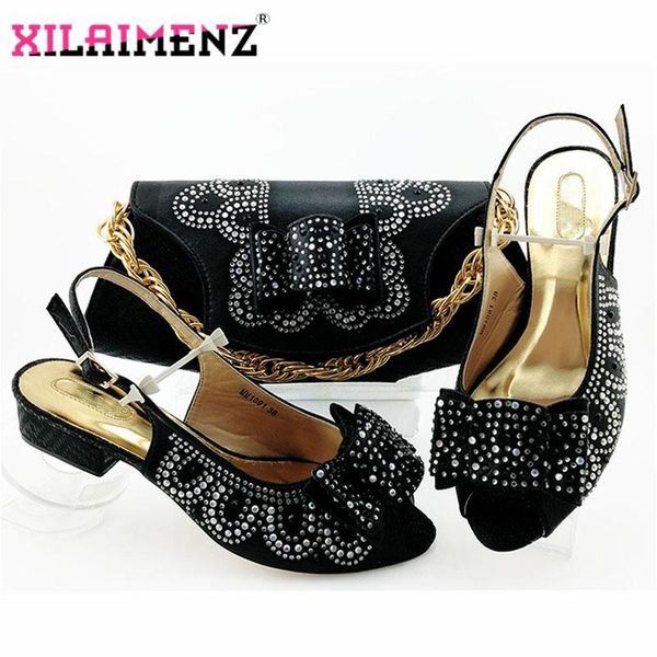 dress shoes black color nigerian women party matching and bag set mature style 2021 design appliques with crystal for royal
dress shoes black color nigerian women party matching and bag set mature style 2021 design appliques with crystal for royal
