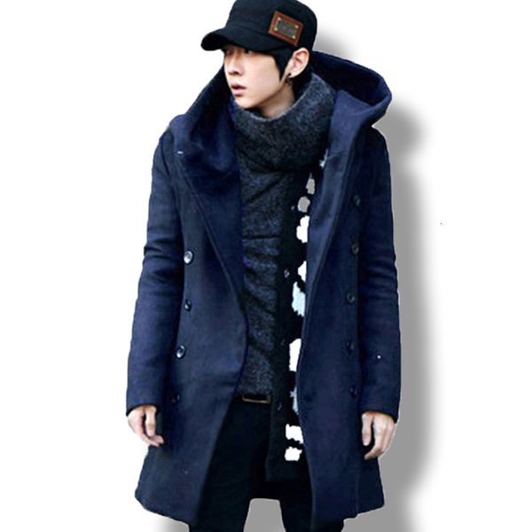 korean hoodie men's winter vintage long cardigan 2021 male wool & blends hooded men manteau homme coat p3sg, Black
korean hoodie men's winter vintage long cardigan 2021 male wool & blends hooded men manteau homme coat p3sg, Black