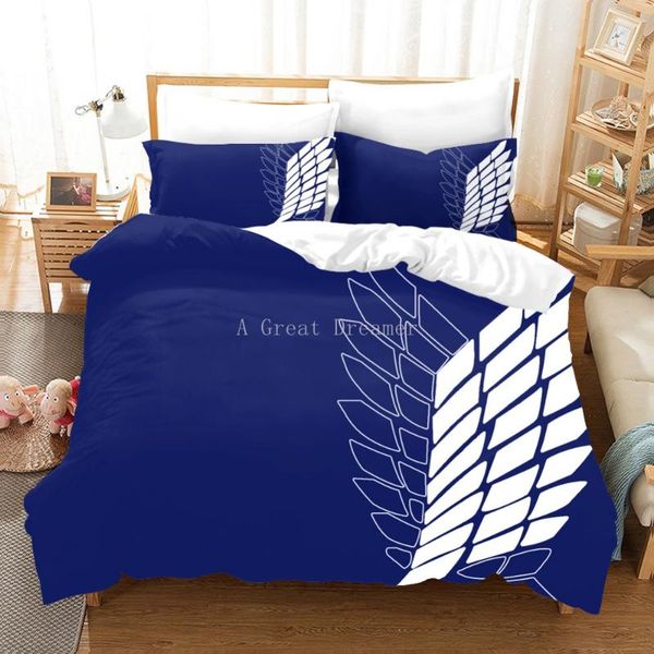 bedding sets anime comforter set attack on titan/attacking giant duvet cover for teen kids bed quilt linen 2/3 pieces
bedding sets anime comforter set attack on titan/attacking giant duvet cover for teen kids bed quilt linen 2/3 pieces